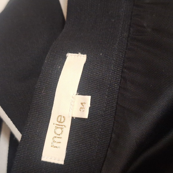 Maje Women's Black Ikila Striped Skort SZ 34 EU - Picture 9 of 12